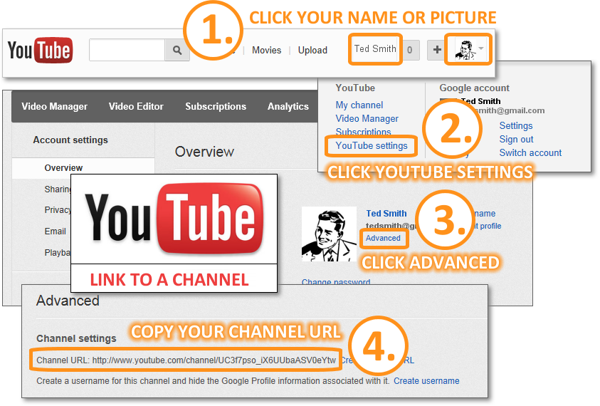 Email Signature - Get YouTube Channel URL