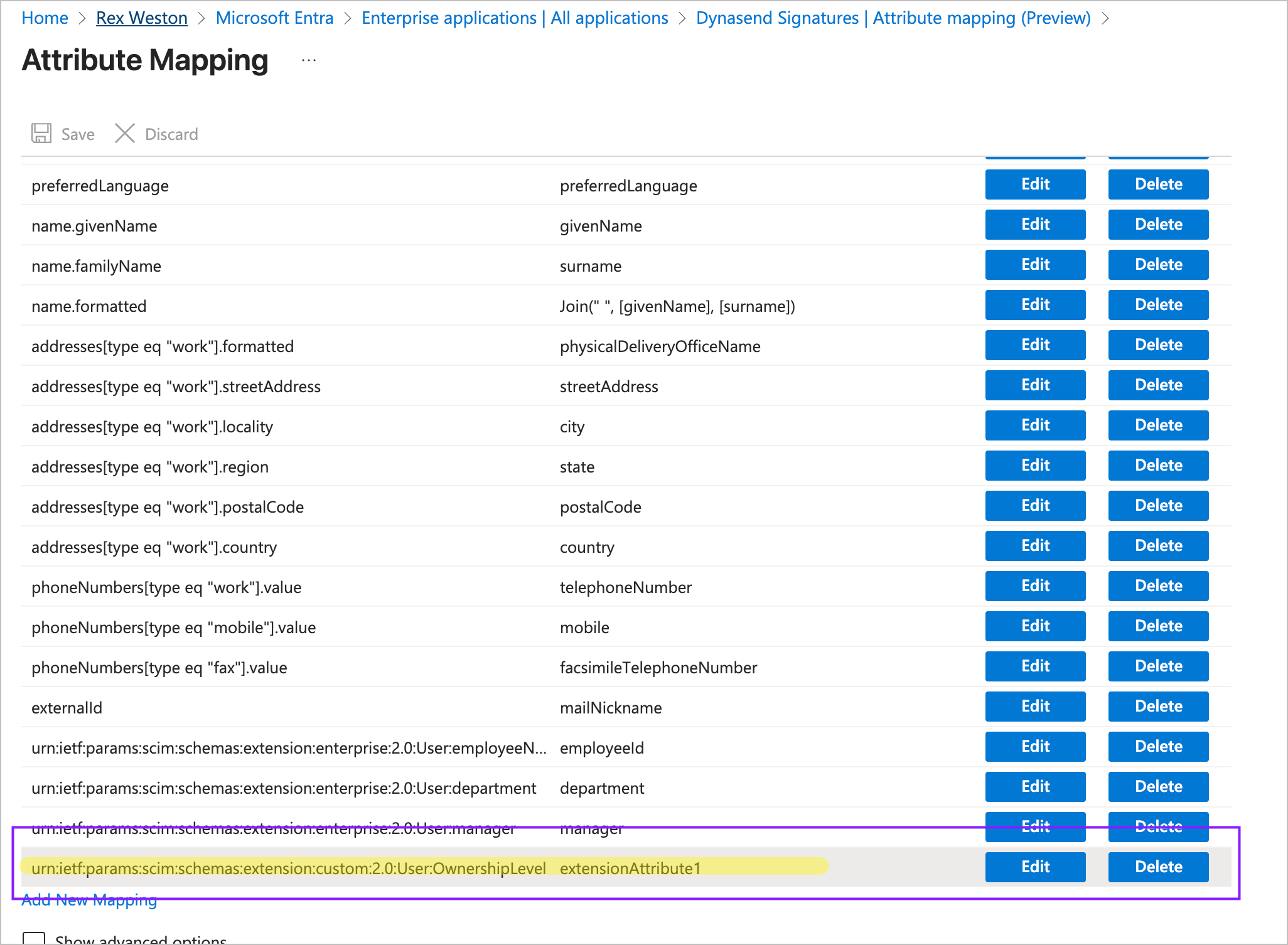 Entra ID Provisioning - Custom Attributes 3