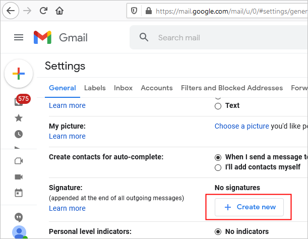 email signature gmail instructions 2